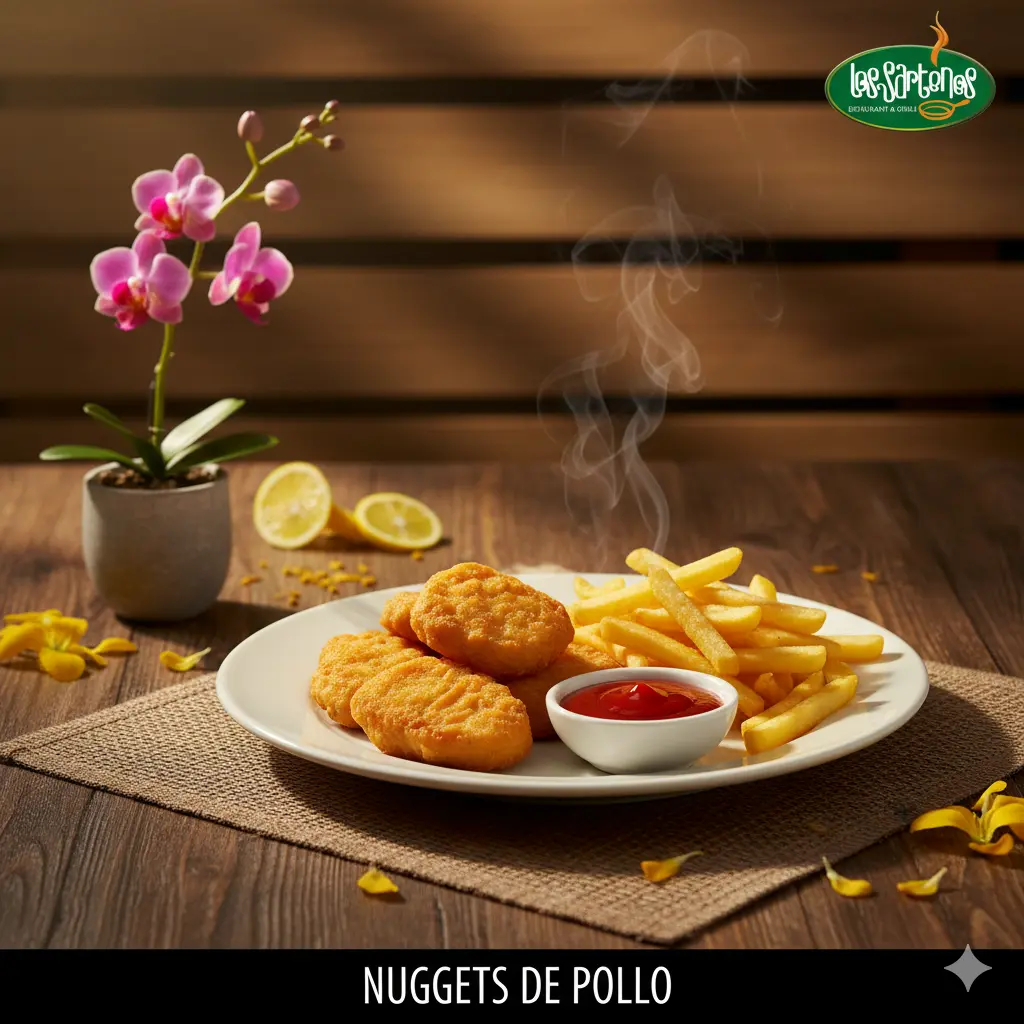 Nuggets de Pollo con Papas